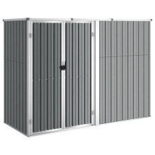 Casa de jardín - HELLOSHOP26 - 225 x 89 x 161 cm - Acero galvanizado - Metal - Robusto