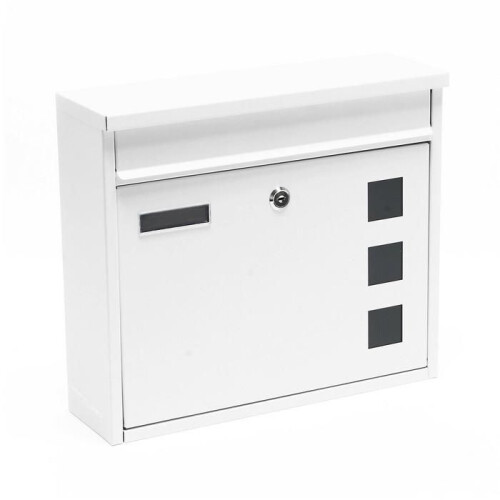 Caixa postal caixa de cartas de parede design com chaves 36 x 32 x 11,5 cm