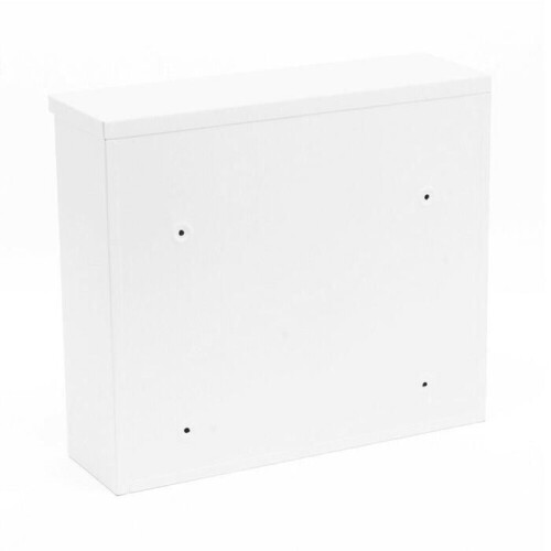 Caixa postal caixa de cartas de parede design com chaves 36 x 32 x 11,5 cm 2