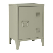 Mesa de cabeceira em aço laminado 57 x 40 x 30 cm camelo fosco 03_0008680