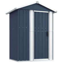 Refugio de jardín - No especificado - Cobertizo - Acero galvanizado - 126 x 97,5 x 177 cm - Puerta corredera
