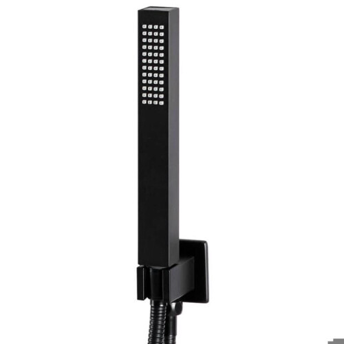 Ensemble complet système de douche pommeau acier inoxydable noir 02_0003108 2
