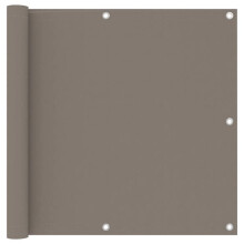 Écran de balcon brise pare vue protection confidentialité 90 x 300 cm tissu oxford taupe
