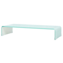 Móvel de TV buffet tv televisão design prático suporte para monitor 70 cm vidro branco 2502049
