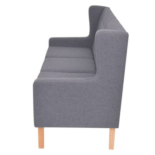 Conjunto de sofás 3 peças tecido cinza 02_0019672 1