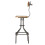 Cadeiras de bar - HELLOSHOP26 - Design - Madeira de teca reciclada maciça - Aço - Conjunto de 2 2