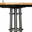 Cadeiras de bar - HELLOSHOP26 - Design - Madeira de teca reciclada maciça - Aço - Conjunto de 2 5