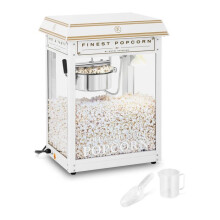 Máquina de palomitas de color blanco y dorado 14_0002330