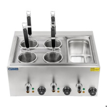 Cuiseur à pâtes 4 paniers bac GN 1/3 Puissance: 3 x 1.000 watts 14_0001267