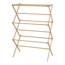 Étendoir à linge pliable bambou 128 x 72 x 44 cm naturel 03_0007072