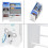 Scaffale per bambini con 3 ceste aperte bianco / grigio / blu 03_0006995 4