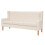 Conjunto de sofás 2 peças tecido branco creme 02_0020269 1