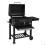 Barbecue a carbone con coperchio barbecue per feste nero 19_0000938 1