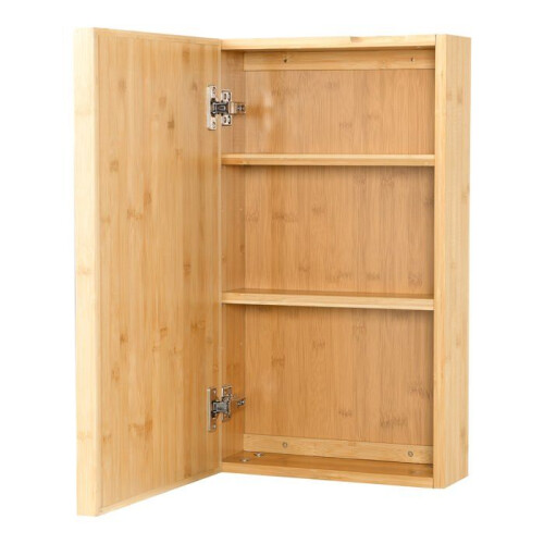 Placard murale per bagno con specchio 61 x 35 x 14 cm 1