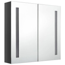 Spiegelschrank mit LED-Beleuchtung 62 x 14 x 60 cm