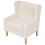 Conjunto de sofás 3 peças tecido branco creme 02_0019076 6