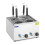 Pasta pot - HELLOSHOP26 - Elektrisch - 3000W - 4 mandjes - RVS 1