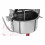 Popcornmachine met kar - Amerikaanse design - Rood 14_0004910 4