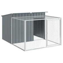 Nicho para cachorro com quintal 153 x 194 x 110 cm antracite 02_0043469