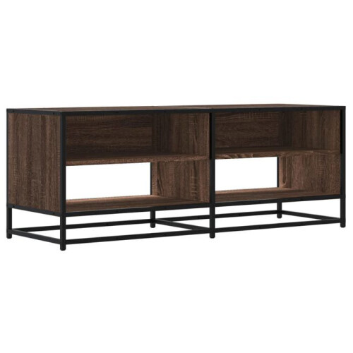 VidaXL Bartafel Industriële Uitstraling - Ruw Mangohout - 120 X 58 X 107 Cm Bruin Zwart Tafel
