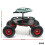 Gartenstuhl - HELLOSHOP26 - Schiebewagen - max. 150 kg - Drehstuhl - Stauraum compartiment 3
