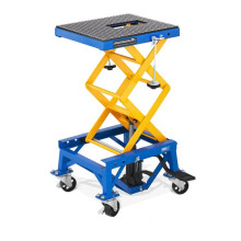 Table élévatrice mobile - HELLOSHOP26 - 150 kg - Hauteur réglable 34-92,5 cm - Surface 41x35 cm - Acier