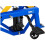 Table élévatrice mobile - HELLOSHOP26 - 150 kg - Hauteur réglable 34-92,5 cm - Surface 41x35 cm - Acier 3