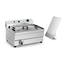 Professionele donut friteuse - HELLOSHOP26 - 30 liter - 9000 W - Koude zone - RVS