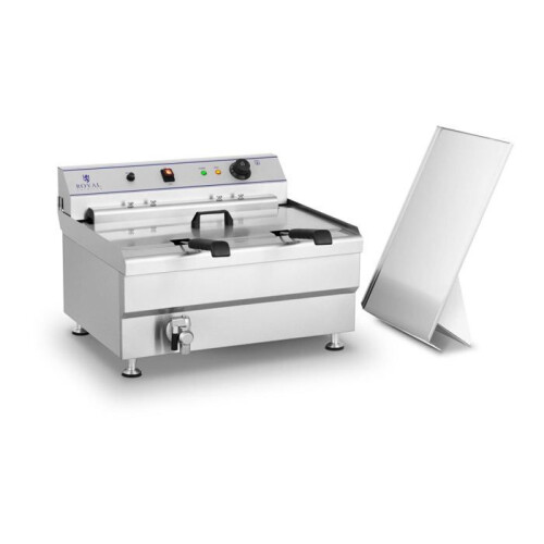 Friteuse professionale per ristorante 36 litri 380V 2 cestelli 14_0001771