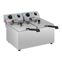 Professionele elektrische friteuse restaurant 2 x 8 liter 230 volt 14_0001793