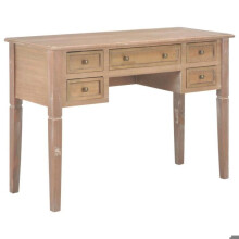 Mesa de escritório para trabalho em informática marrom 109,5 cm madeira 0502120