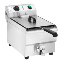 Professionele elektrische friteuse restaurant 10 liter met afvoerkraan 14_0001780