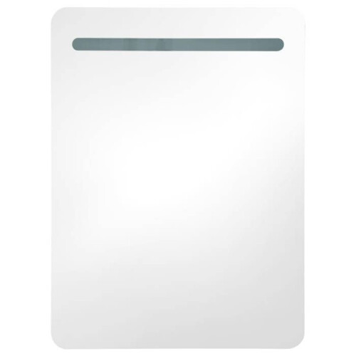 Spiegelschrank mit LED 60 x 11 x 80 cm MDF 1