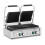 Machine à Panini - HELLOSHOP26 - Double - 3600 Watts - Inox - Plaques Indépendantes 1