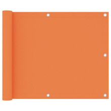 Balkonsichtschutzschirm 75 x 400 cm Oxford-Stoff orange 02_0010298