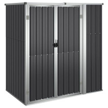 Casetta da giardino - HELLOSHOP26 - 161 x 89 x 161 cm - Acciaio galvanizzato - Robusta - Multicolore