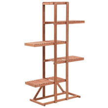 Support pour plantes meuble fleur bois cèdre 86 x 36 x 139 cm marron 02_0045170