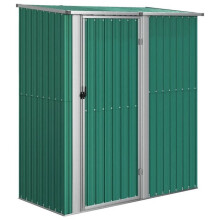 Cobertizo de jardín - No especificado - Cabaña - Acero galvanizado - 180,5 x 97 x 209,5 cm - Puerta con cerradura