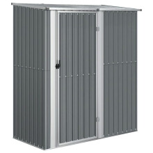 Cobertizo de jardín - No especificado - Cabaña - Acero galvanizado - 180,5 x 97 x 209,5 cm - Puerta con cerradura