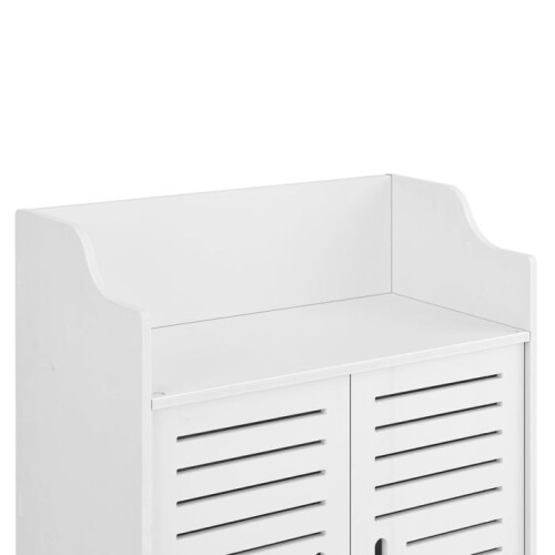 Mobile da bagno - Design - 2 ante - Legno composito - 62 cm - Bianco 1