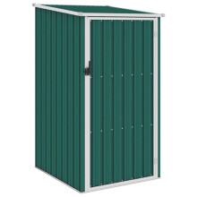 Cobertizo de jardín cabaña cobano casa de almacenamiento garaje exterior almacén de herramientas robusto 87 x 98 x 159 cm acero galvanizado
