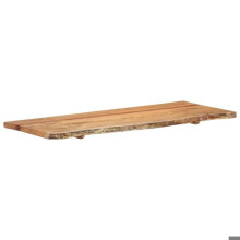 Waschtischplatte - Akazie - 140x55 cm - Massivholz - Lackierte Oberfläche - Einzigartig