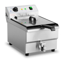 Professionele elektrische friteuse restaurant 16 liter 6000 watt afvoerkraan koude zone 14_0001783