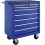 Servante da officina 7 cassetti blu 3408113 1