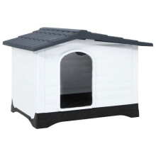 Nicho para cachorro 90,5 x 68 x 66 cm Polipropileno cinza 02_0043461