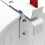 Us mailbox cassetta postale design americano argento piede di supporto posta 16_0000330 6