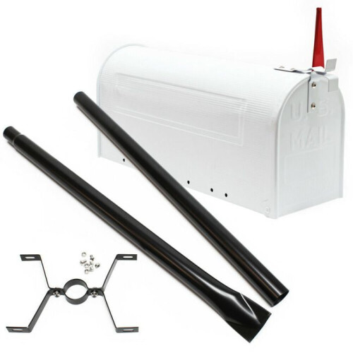 Us mailbox cassetta postale design americano argento piede di supporto posta 16_0000330 1