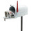 Us mailbox cassetta postale design americano argento piede di supporto posta 16_0000330 1