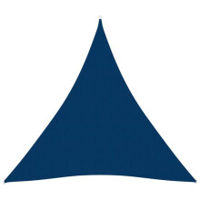 Voile toile d'ombrage parasol tissu oxford triangulaire 5 x 7 x 7 m bleu 02_0009937