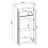 Kast - Modern - 2 deuren - MDF - Donker walnoteneffect - 176 x 80 x 52 cm 2